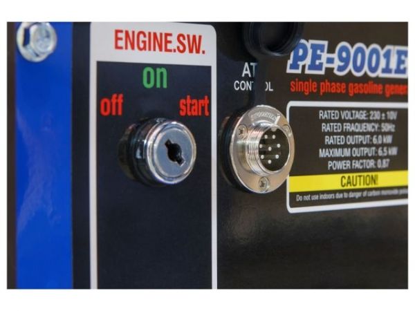 Электростанция (генератор бензиновый) ECO PE-9001ES(электростарт, 6,5 кВт, 220 В, автозапуск*, бак 25.0 л, вес 81.9 кг)