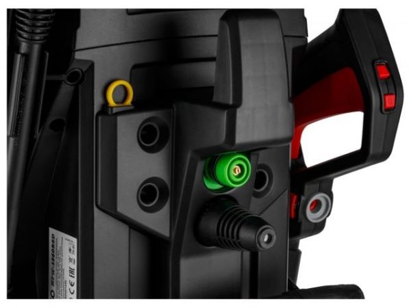 Очиститель высокого давления ECO HPW-1860RSD(2.60 кВт, 180 бар, 520 л/ч, цифров. управление, самовсасывание, телескоп. ручка, барабан д/шланга, а)