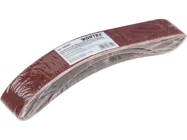 Шлифлента 50х685 мм P40 бесконечная 3шт. для станка WORTEX(подходит к WORTEX BG 1535 L)