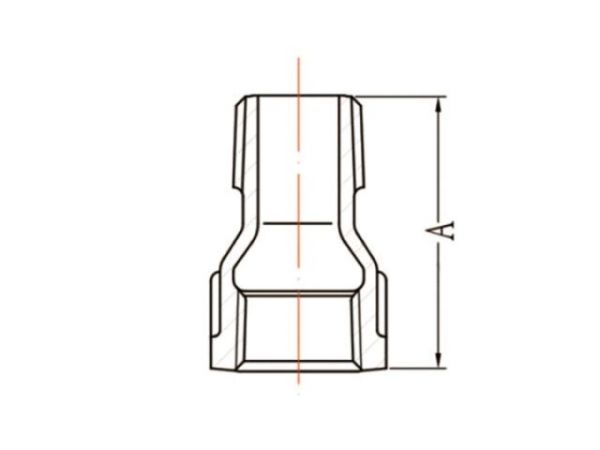 Переход 1' х 3/4' вн.-нар. чугун оцинк., AV Engineering