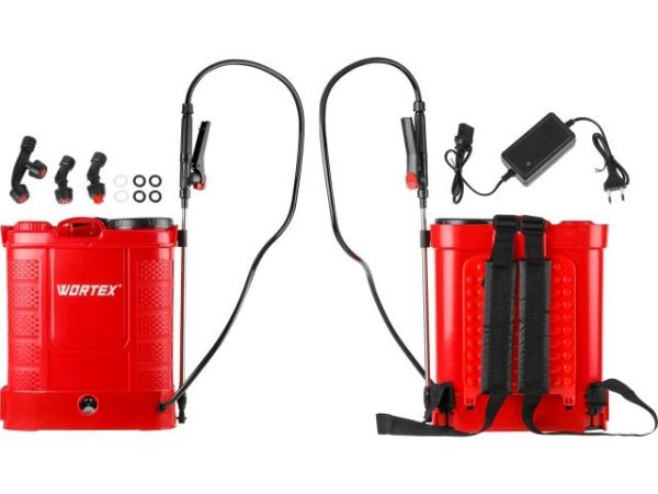 Аккум. опрыскиватель WORTEX KS 1280 в кор. 12В, 1 акк., 8 Ач, 12 л(12 л., 4 бар, 12 В, 1 акк., 8.0 А/ч, свинцово-кислотная батарея)