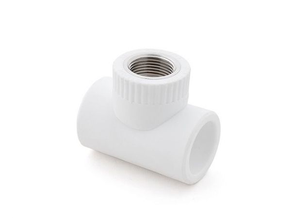 Тройник ПП комб. вн. 20х1/2', бел. РТП