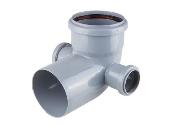 Колено ВК 110/50/50х87 левый/правый РТП(Угол для внутренней канализации)