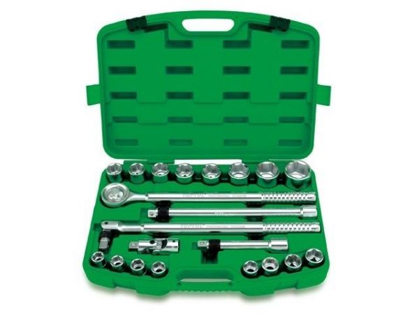 Набор головок 3/4' 19-50мм 21предм. 6гр. TOPTUL