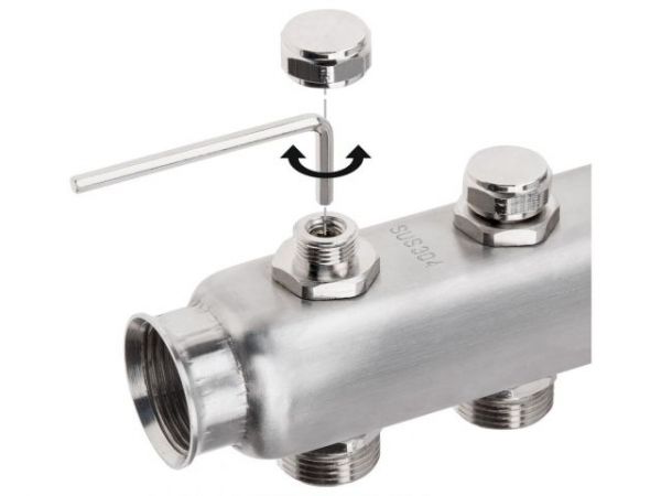 Коллекторная группа AVE162, 6 вых. AV Engineering(PRO серия Для отопления (радиаторы))