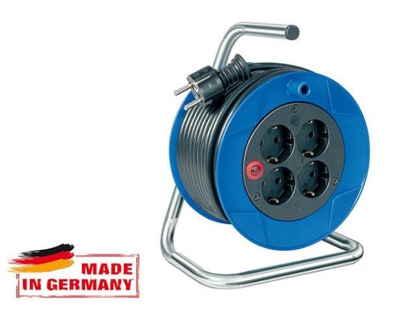 Удлинитель на катушке 15м (4 роз., 3.5кВт, с/з) Brennenstuhl Garant(Compact, 3,5кВт; 3х1,5мм2)