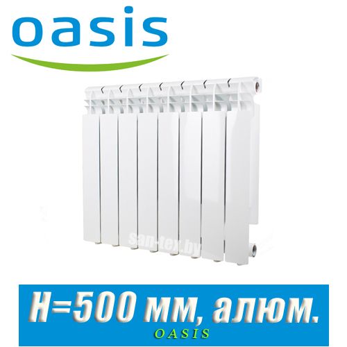 Радиатор алюминиевый Оазис 500/80