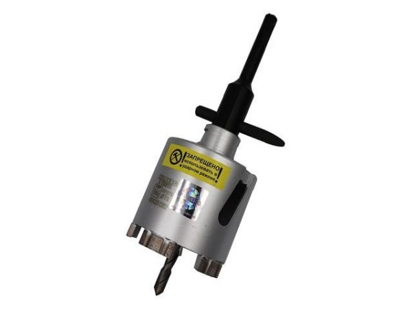 Коронка алмазная d 72 мм железобетон HILBERG LASER Five Teeth(сухое сверление)