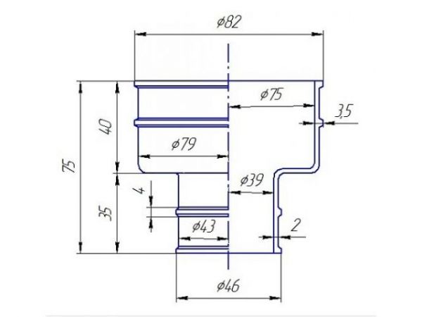 Манжета ступенчатая