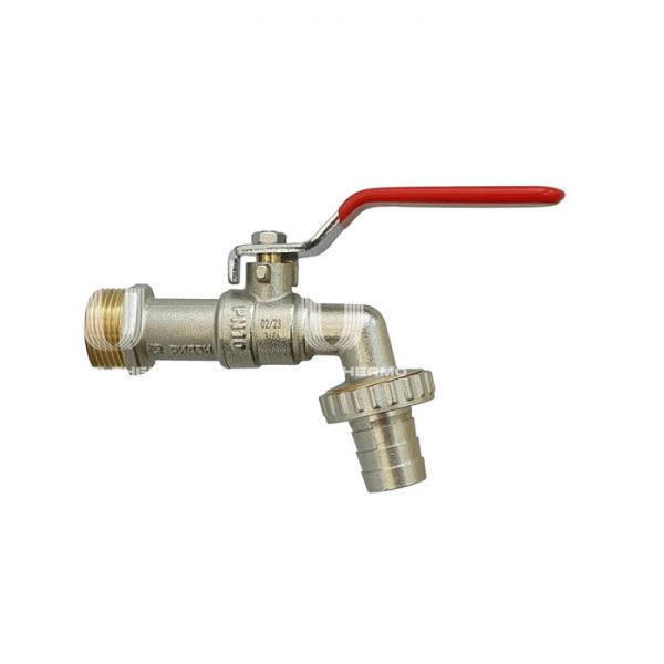 Кран шаровый Ридан BVR-CR 065B8301R, 3/4" НР-штуцер, полнопроходной, ручка-рычаг