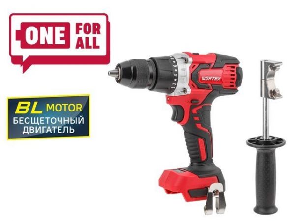Дрель-шуруповерт WORTEX BD 2030 Dli в кор. ALL1 XLT SOLO БЕСЩЕТ., 18 В, 80 Н*м, БЗП(мет.) 13(шурупы до 13 мм)
