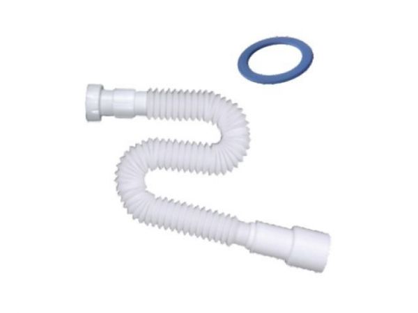 Гибкая труба с гайкой 1 1/4'х40/50 под плоскую прокладку, 1300мм, AV Engineering