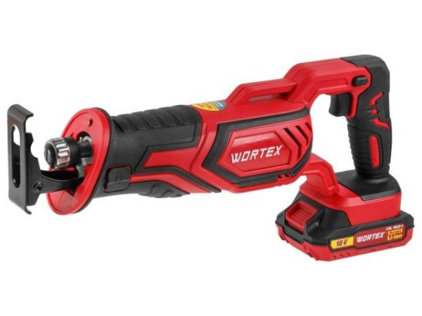 Сабельная пила WORTEX CSR 1118 E в кор. ALL1 XLT SET 18В, 1 акк., 2 Ач, дер. 115 мм(18 В, С АКБ (2.0 А/ч) И З/У, дерево до 115 мм, металл до 10 мм, пластик до 90 мм)