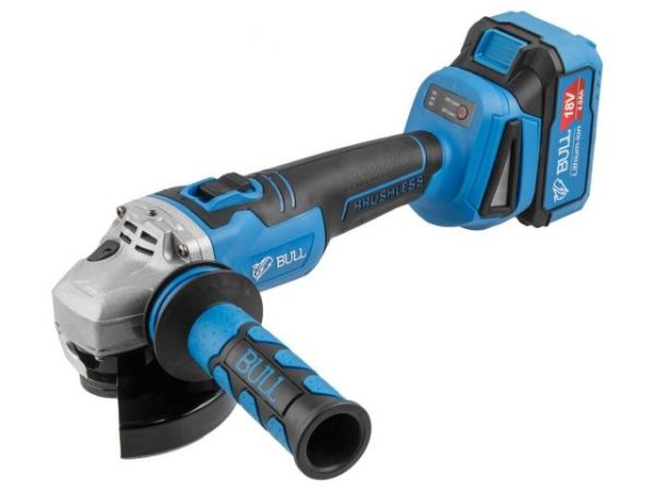 Углошлифмашина BULL CSG 1812 R в чем. XLTpro БЕСЩЕТ, 125 мм, рег. об., 8000 об/мин, 2х4 А*ч(рег. об.)