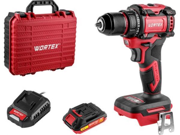 Дрель-шуруповерт WORTEX BD 2025 DLi в чем. ALL1 XLT БЕСЩЕТ, 18 В, 50 Н*м, 1х1,5 А*ч, БЗП 10 м(шурупы до 9 мм, защита от перегрузки и перегрева, импульсная функция)