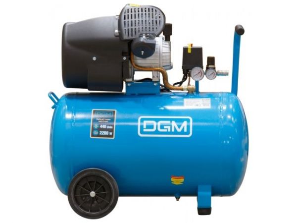 Компрессор DGM AC-2101 коаксиальный(440 л/мин, 8 атм, коаксиальный, масляный, ресив. 100 л, 220 В, 2.20 кВт)
