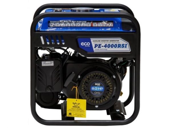 Электростанция (генератор инверторный бензиновый) ECO PE-4000RSI(инверторный, 3.7 кВт, 230 В, бак 7.0 л, вес 29 кг)