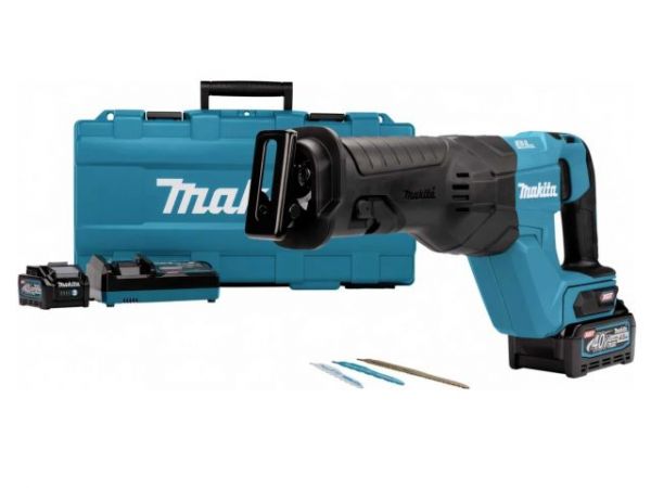 Сабельная пила MAKITA XGT JR001GM201 в чем. (40.0 В, 2 акк., 4.0 А/ч, Li-Ion, дерево до 255 мм, металл до 130 мм)