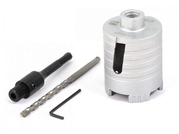Коронка алмазная d 80 мм железобетон HILBERG LASER(сухое сверление)