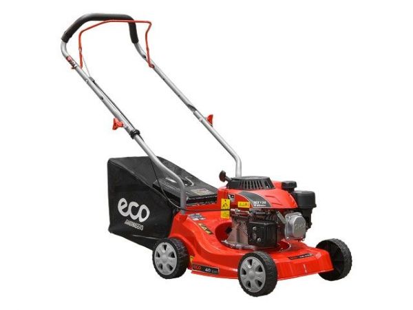 Газонокосилка бензиновая ECO LG-435(3.5 л.с., шир. 40 см, ручной привод, пластик. корпус, травосборник 40 л)