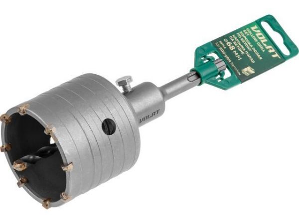 Коронка полая по бетону SDS+ d68мм ВОЛАТ(сверло корончатое, коронка буровая)
