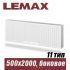Стальной радиатор Lemax Compact тип 11 500x2000 мм