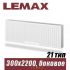 Стальной радиатор Lemax Compact тип 21 300x2200 мм
