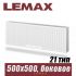 Стальной радиатор Lemax Compact тип 21 500x500 мм