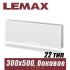 Стальной радиатор Lemax Compact тип 22 300x500 мм