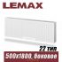 Стальной радиатор Lemax Compact тип 22 500x1800 мм