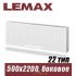 Стальной радиатор Lemax Compact тип 22 500x2200 мм