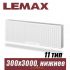 Стальной радиатор Lemax Valve Compact тип 11 300x3000 мм