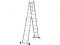 Лестница алюм. многофункц. 4х5 ступ. (стрем.-280см, лестн.-570см) 14,6кг STARTUL (ST9732-05)(усиленное шарнирное соединение)