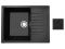 Мойка кухонная из искусственного камня BEST черный 640х500 мм, AV Engineering
