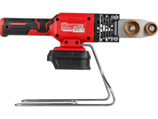 Сварочный аппарат для полимерных труб WORTEX CWM 1834 ALL1 XLT SET с акб и зу+3 насадки(300 Вт, 25-340 C, электронная регулировка.)