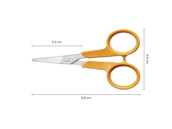 Ножницы маникюрные изогнутые 10см Classic Fiskars