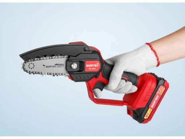Мини-пила WORTEX LX CEC 2518-1 в чем. ALL1 XLT SET 18В, 12.5 см