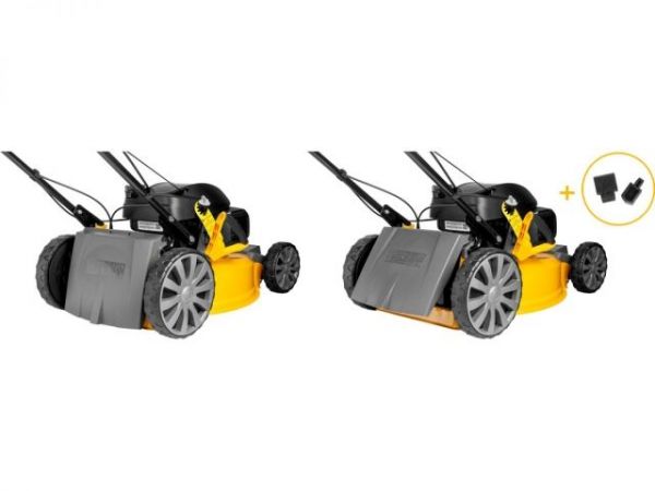 Газонокосилка бензиновая GUNTER LMB-482 SV самоходная(4.2 л.с.(HONDA), шир. 48 см, самоходная (вариатор), мульчир., стальн. корпус, травосборник 70 л)