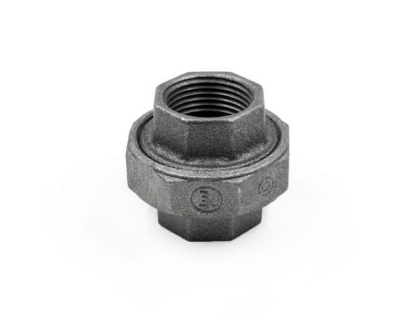 Американка под конус 1 1/2' вн.-вн. чугун черн., AV Engineering