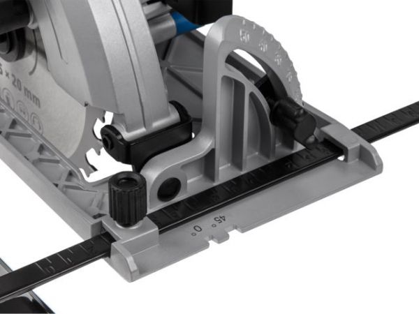 Циркулярная пила BULL KS 1601 в кор.  1300 Вт, 165х20 мм, до 55 мм(Литая алюминиевая платформа, 6000 об/мин)