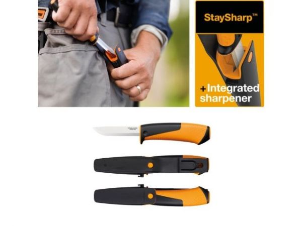 Топор-колун X21 FISKARS + нож универсальный (комплект)