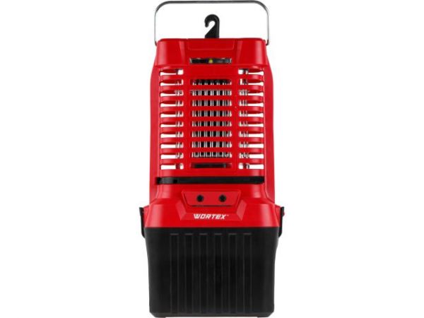 Уничтожитель насекомых WORTEX CBZ 1825 XLT SOLO 18В, 10 Ват, напряжение сетки 2500 В(Эффективная площадь привлечения насекомых до 50 кв.м)