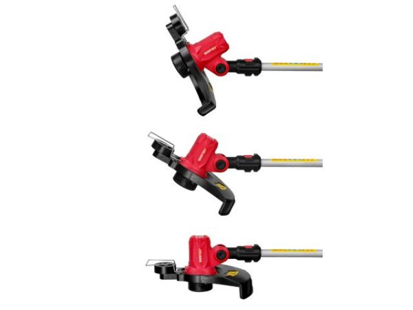 Триммер WORTEX TB 2818 ALL1 XLT SET 18В, шир.скаш.300 мм, авт.подача лески, леска 1.6 мм(2 Ач акб и зу, с тележкой, поворотная голова, поворотная телескоп.штанга)