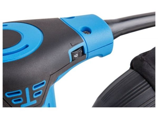 Эксцентриковая шлифмашина BULL OS 1235 в кор. 350 Вт, 125 мм, 8000-12000 об/мин, рег. об. (шнур - 4 м, амп. колебаний 2,6 мм)