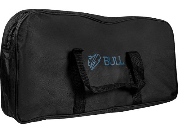 Пистолет для герметика BULL CG 1860 SET(1х4), сумка, 300/600 мл, 2500 Н, 8,3 мм/с, рег. скор. (защита от вытекания, 2 кг, 2 тубы в комплекте)