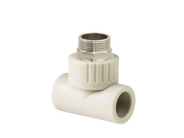 Тройник ПП комб. нар. 40х1 1/4', сер. РТП