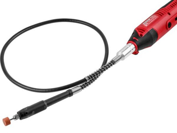 Гравер электрический WORTEX LX MG 3214-1 E в чем.+аксессуары 130 Вт,10000-35000 об/мин,цанги 3,0/3,2(в чем. +100 аксесс., гибкий вал)