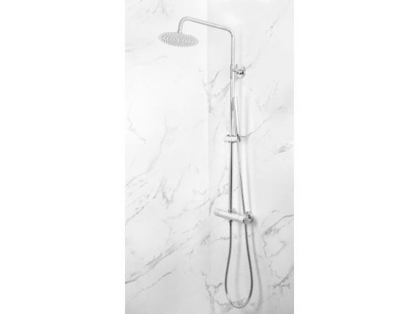 Душевая термостатическая система (Lt), серия THS хром, AV Engineering(Излива нет, лейка и шланг в комплекте)