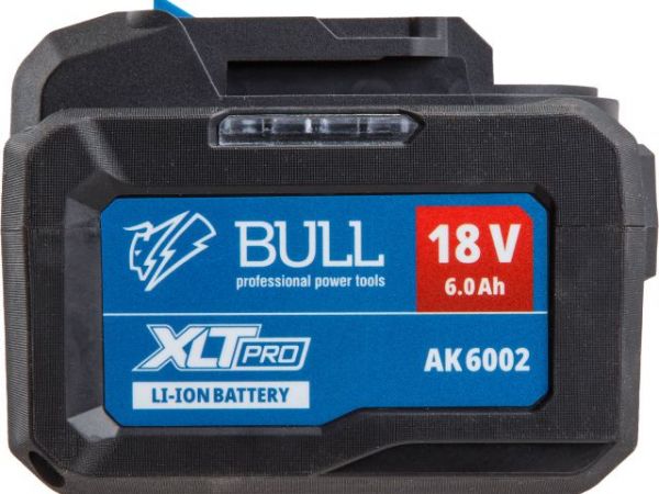 Аккумулятор BULL AK 6002 18.0 В, 6.0 А/ч, Li-Ion XLTpro(18 В, 6 А*ч, Li-ion)
