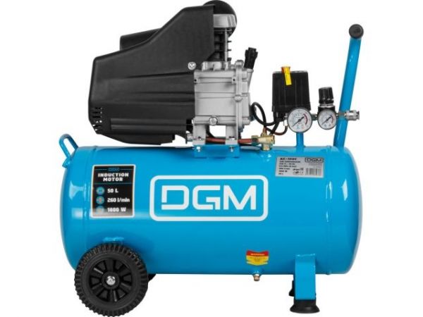 Компрессор DGM AC-150C коаксиальный(260 л/мин, 8 атм, коаксиальный, масляный, ресив. 50 л, 230 В, 1.8 кВт)